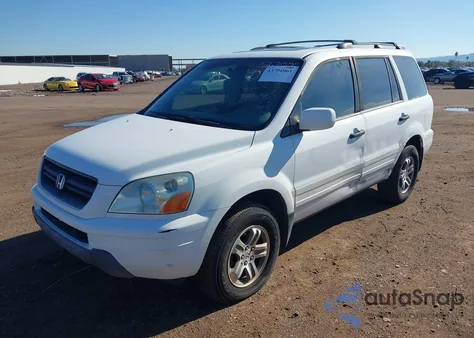 2005 Honda Pilot Ex-L z USA, uszkodzony, nr VIN 5FNYF18505B034519